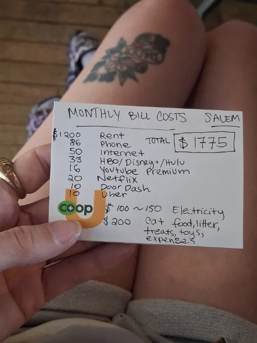*1 MONTH BILLS*