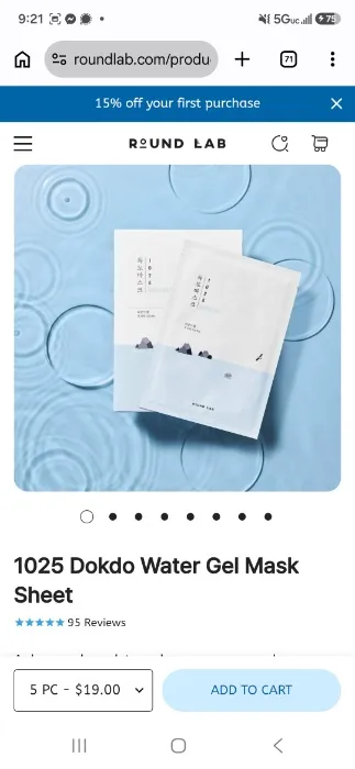 Korean Skincare face mask