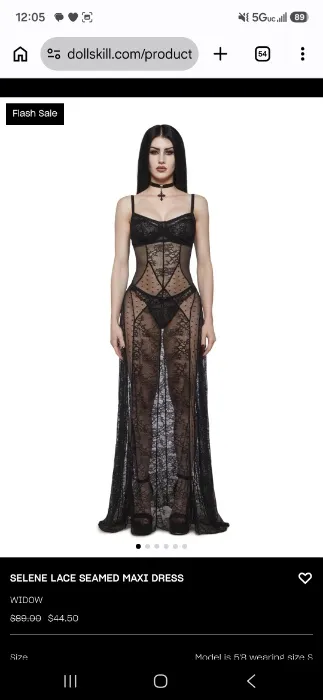 Black Lace Dress