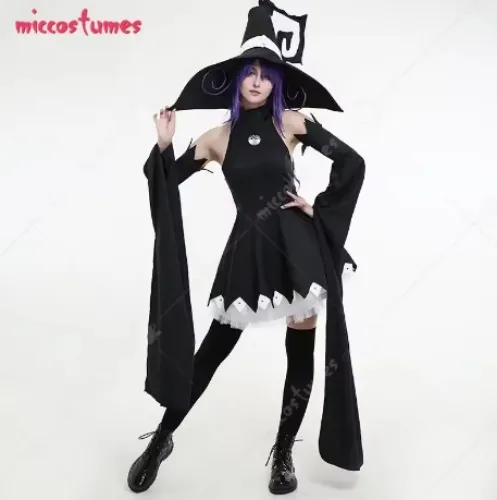 Miccostumes Women's Black Blair Cosplay + Wig