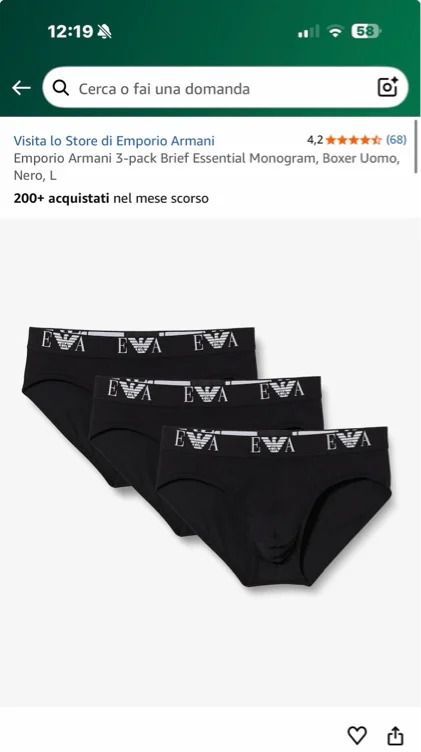 Mutande Emporio Armani 