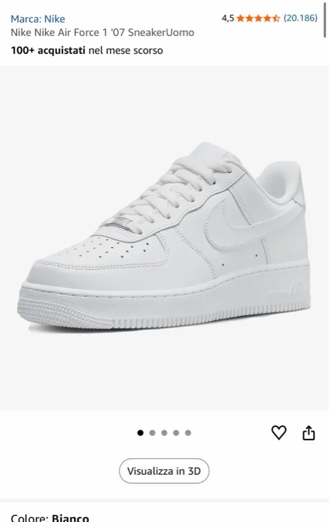 Air force 1 NIKE per i miei piedi Alpha