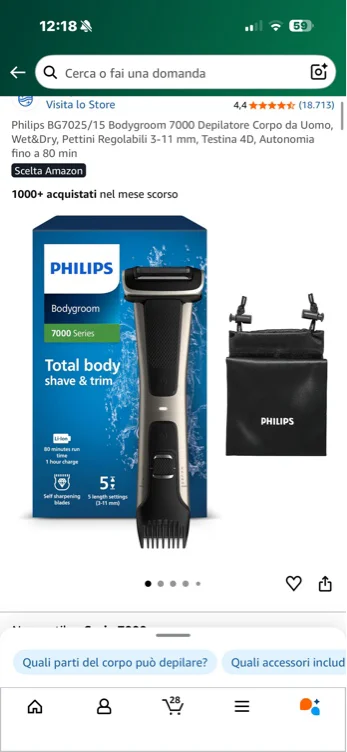 Rasoio per il mio perfect body