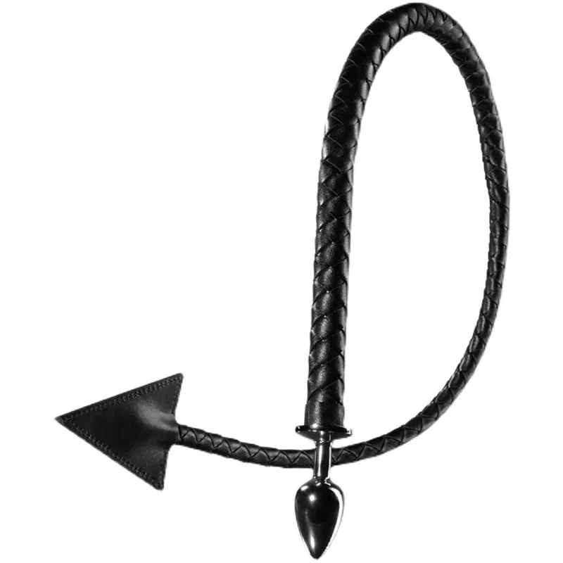 "Demon Time" Leather Tail Butt Plug