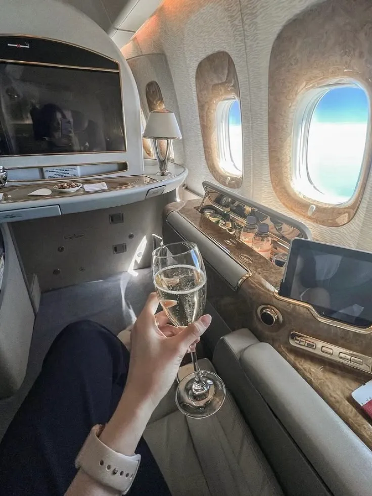 First class flight💞