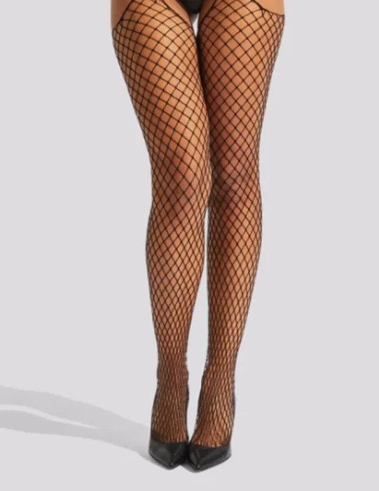 Fishnet Crotchless Tights