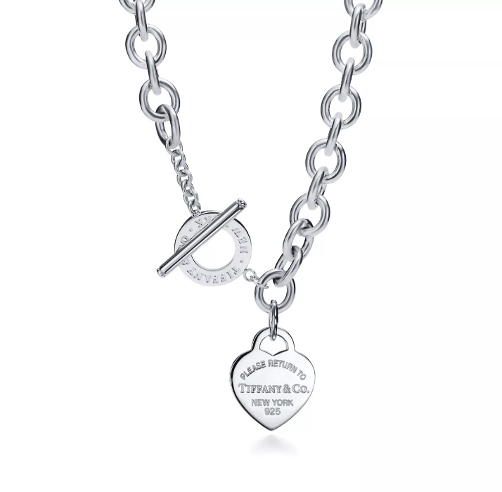 Return to Tiffany® Heart Tag Toggle Necklace in Silver