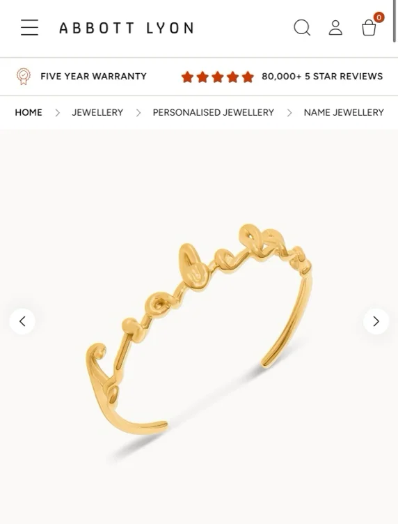 Bracelet prénom 