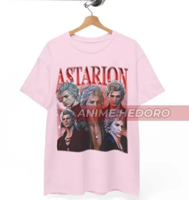 Astarion Baldur's Gate 3 T-Shirt (Pink)