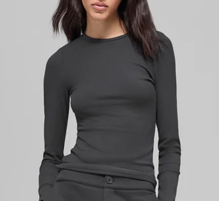 Ribbed Modal Long Sleeve