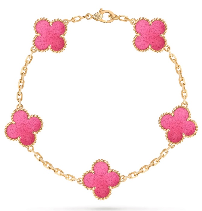 Vintage Alhambra bracelet, 5 motifs