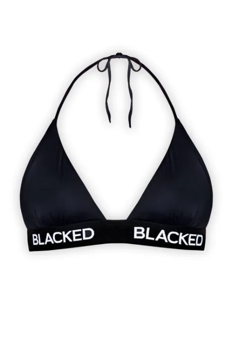 blacked bikini top.
