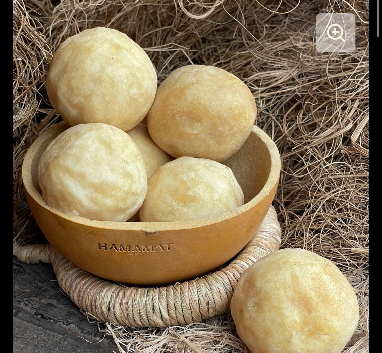 Calabash Shea Butter Soap (85g) - 3 balls in a calabash