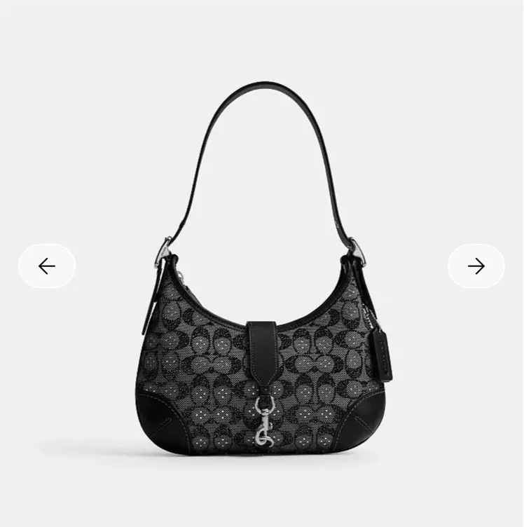 Black coach purse 