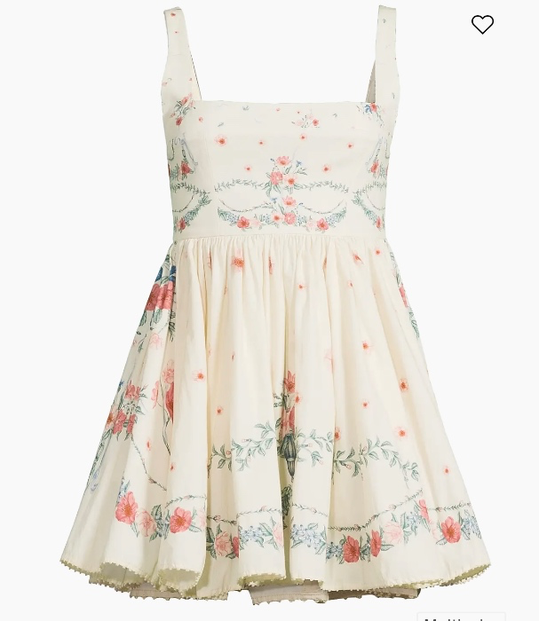 Agua by Agua Bendita Hierbabuena Mosqueta Floral Minidress