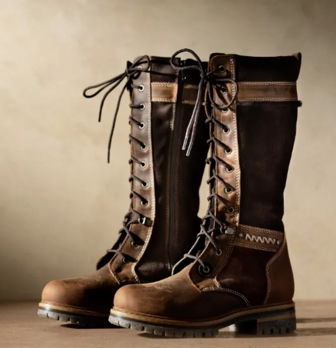 Women's Ilka Wool-Lined Leather Boots