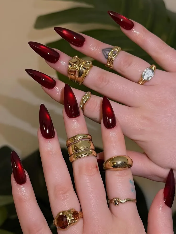 Simple set of nails professionally done