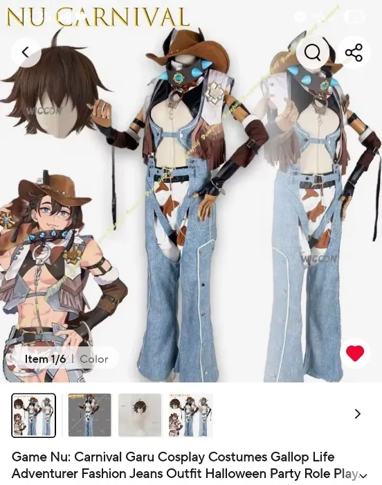 Nu:Carnival Garu cosplay