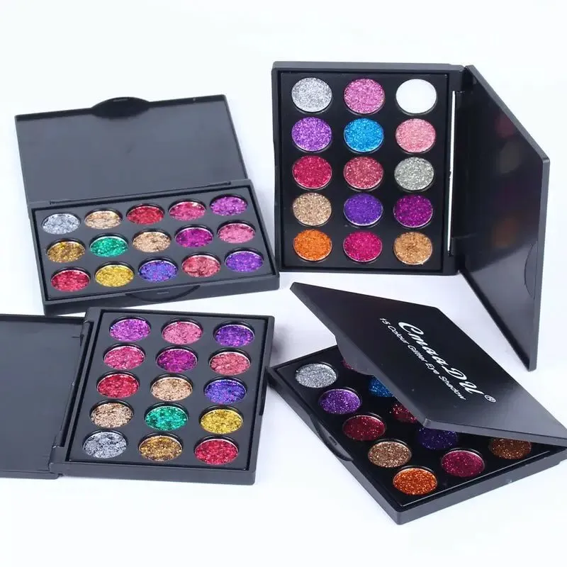 Ultra Glamorous Glitter Eyeshadow Palette with Perfect Pigmentation - Palette 1