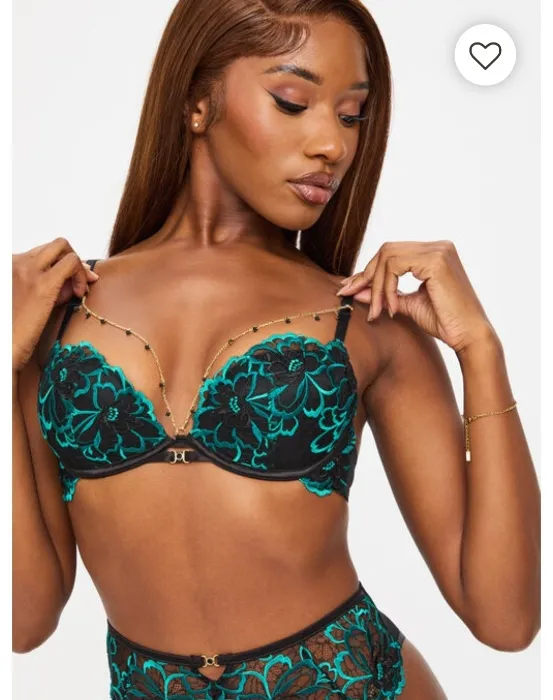 Midnight Seduction Padded Plunge Bra