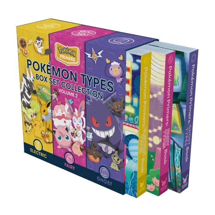 Pokémon Primers Types: Box Set Collection Volume 2 (Electric, Fairy & Ghost)