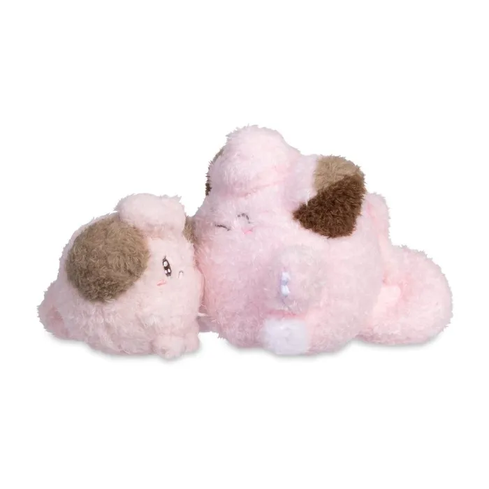 Cleffa & Clefairy Pokémon Sweet Support Plush - 9 In.