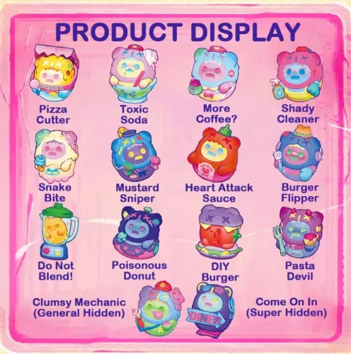 SHel 🩷 ShinWoo Ghost Bear - Diner Series 