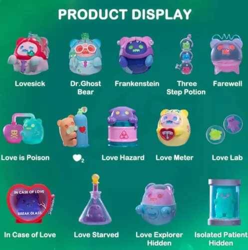 SHel 🩷 ShinWoo Ghost Bear - Lovesick Lab series