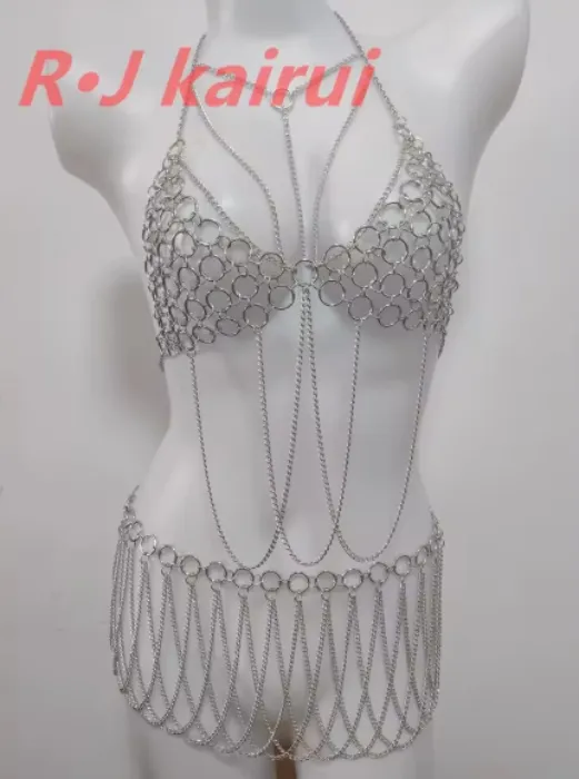 Iron Ring Plated Chains Unique bikini