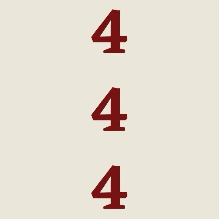 ˚₊‧ 444 ‧₊˚