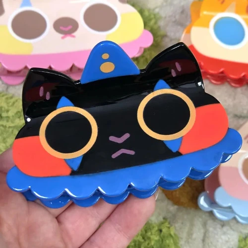 Cat Clown Hair Clip
