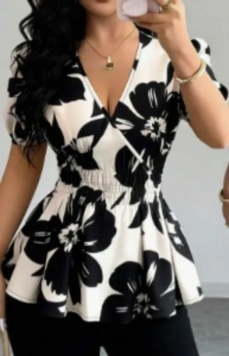 Waist Cincher Blouse