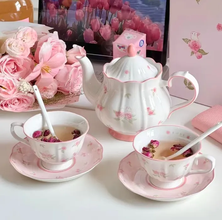 Pink Tea set 