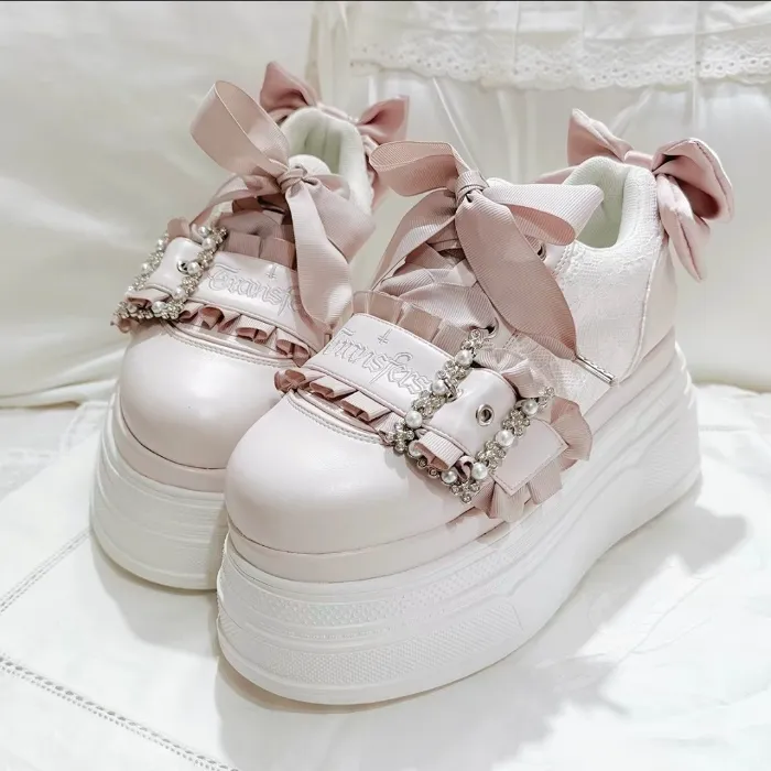 Jeweled shoes PINK