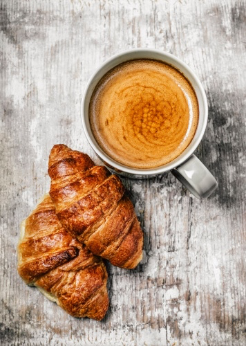 Coffee and Croissant 