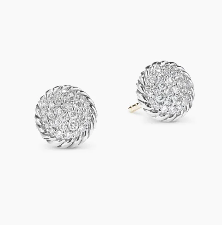 David Yurman Diamond Stud Earrings