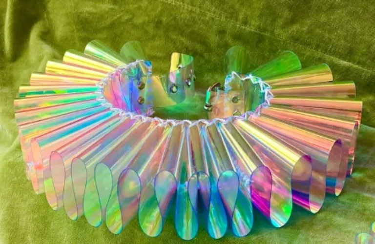 ridescent PVC Clown Collar