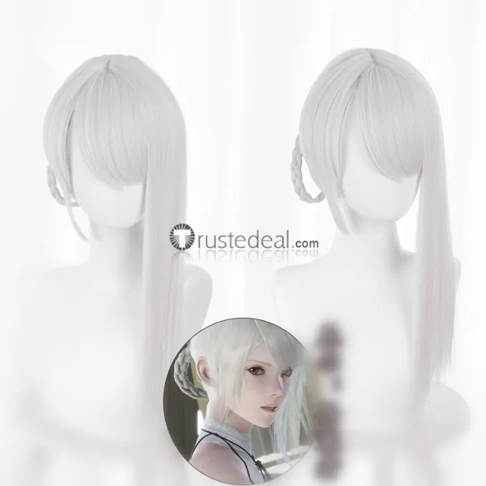 White Cosplay Wig Kaine