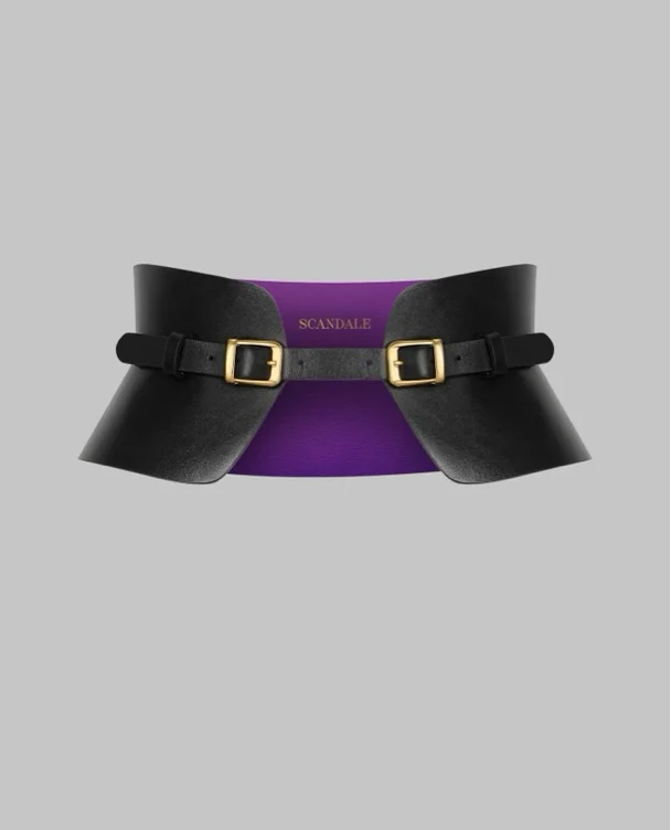 Scandale leather corset belt 