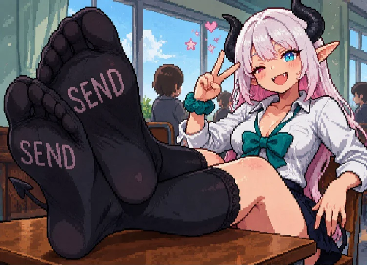 Prove me right and huff pixel toes 😋