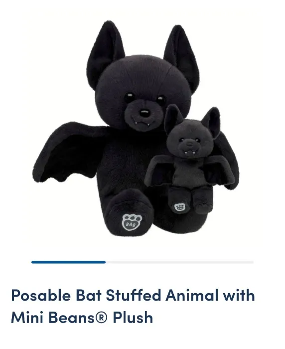 Build-a-bear bat & mini