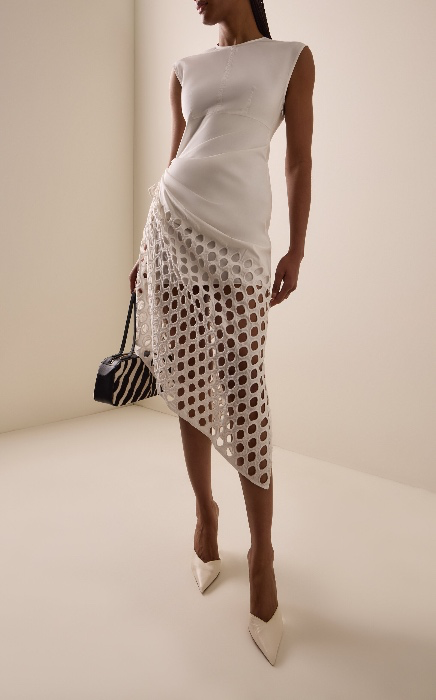 ♥︎ Notting Broderie Anglaise Cotton Midi Dress | Diotima
