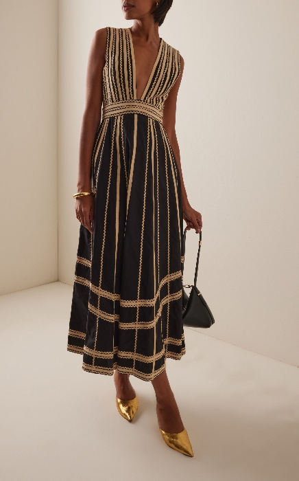 Palermo Embroidered Cotton Midi Dress | Ulla Johnson