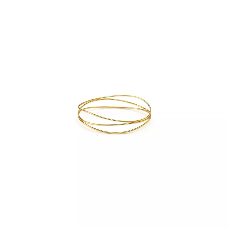 Elsa Peretti® Wave Three-row Bangle | Tiffany