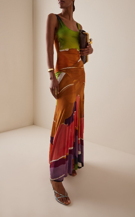 ♥︎ Malie Printed Jersey Maxi Dress | Ulla Johnson