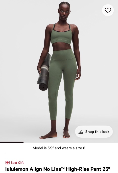 Lululemon Sage Align Leggings and Bra