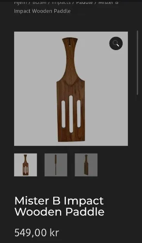 Mister B Impact Wooden Paddle | Sublimx - Gear & Fetish
