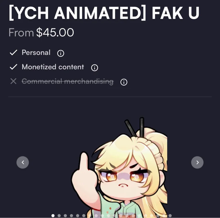 [YCH ANIMATED] FAK U by MisoRamenGirl🍜 (@misoramengirl)