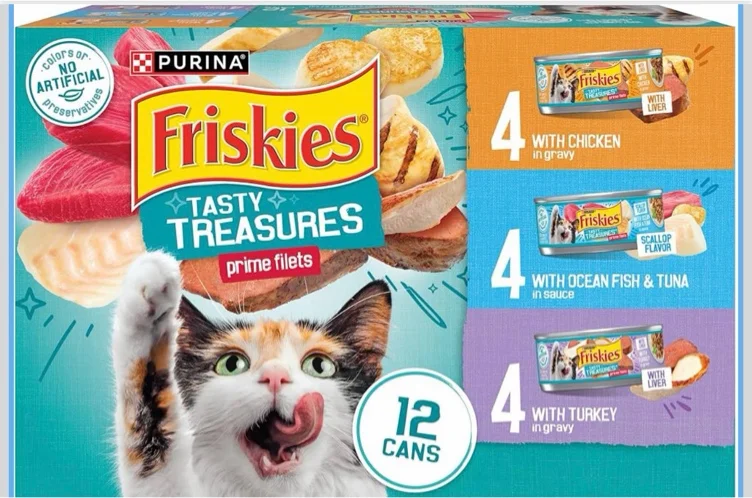 Friskies Purina Tasty Treasures Cat Food
