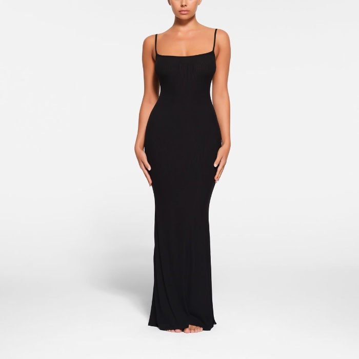 Skims long slip dress
